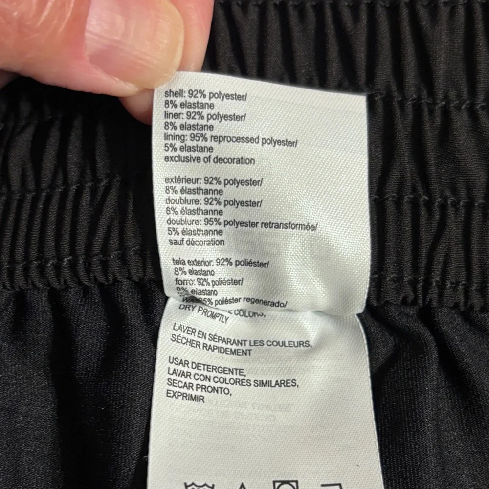SPEEDO Black Swim Skorts Size Small